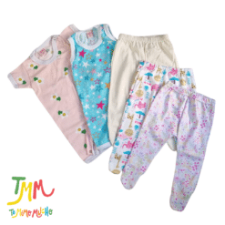Set TALLE 0 a 3 MESES - 5 PRENDAS BEBA POR FALLA  - art 347
