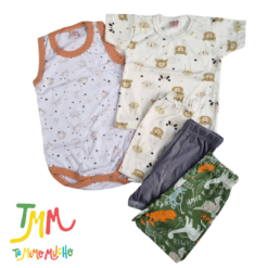 Set TALLE 9 A 12 MESES - 5 PRENDAS BEBE POR FALLA  - ART 357