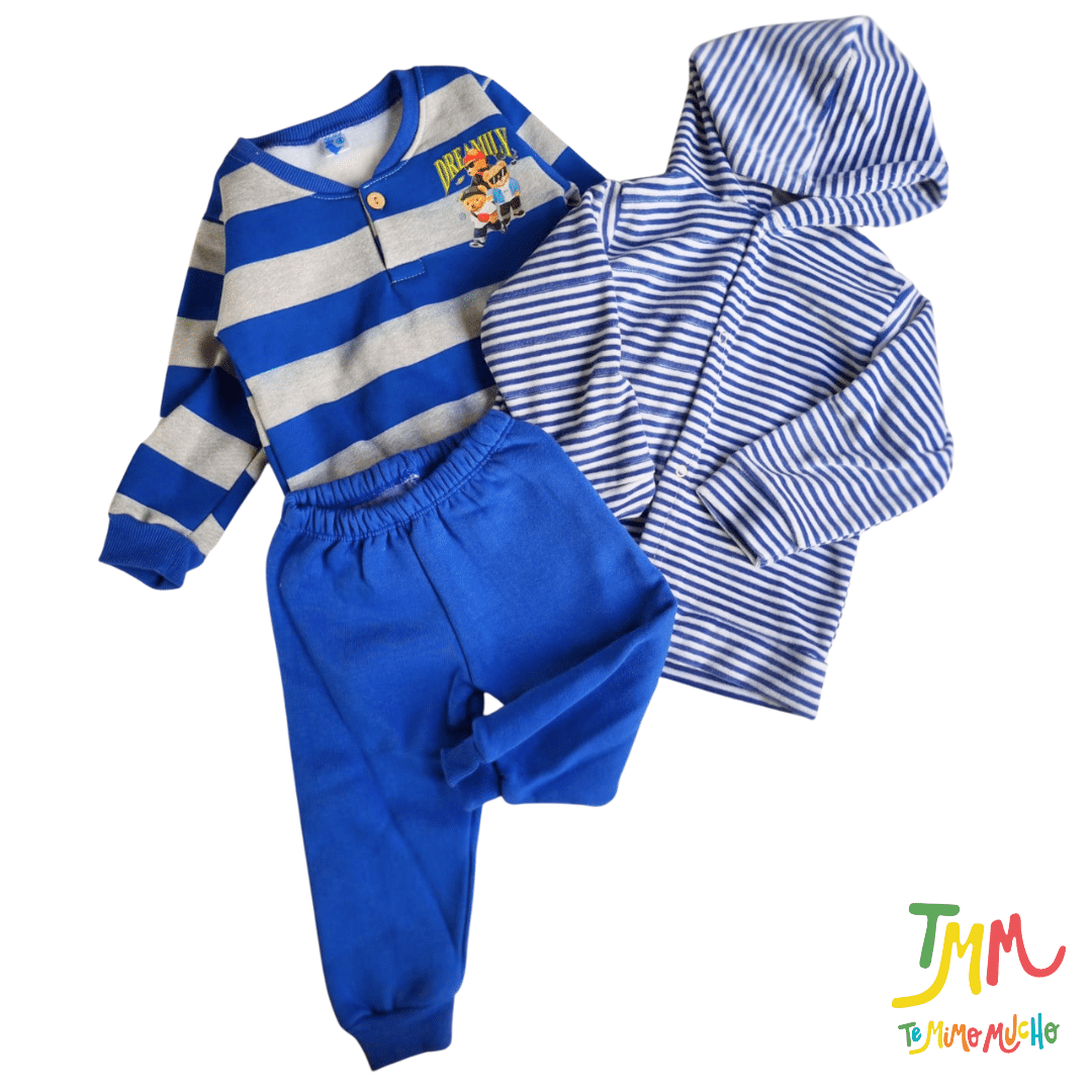 Set TALLE 4 – 3 PRENDAS BEBE POR FALLA  – ART 355