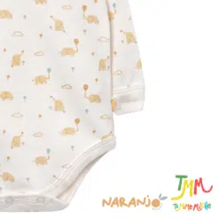 Body Naranjo Elefante Globo Crudo - Imagen 5