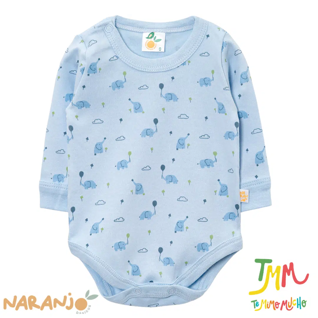 Body Naranjo Elefante Globo Celeste - Image 2
