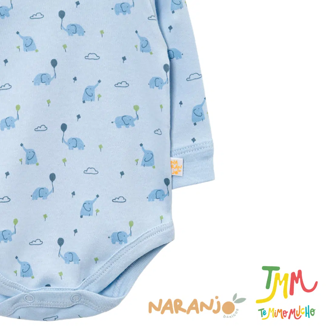 Body Naranjo Elefante Globo Celeste - Image 4