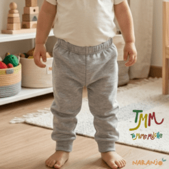 Pantaloncito Joggin c/puño Naranjo color Melange