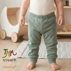 Pantaloncito Joggin c/puño Naranjo color Verde Ingles