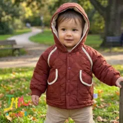 Campera  matelase bordo