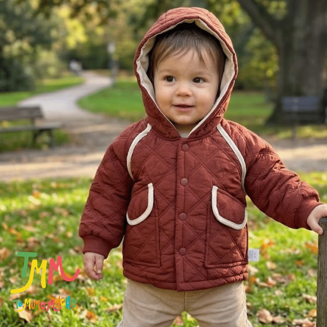 Campera matelase bordo