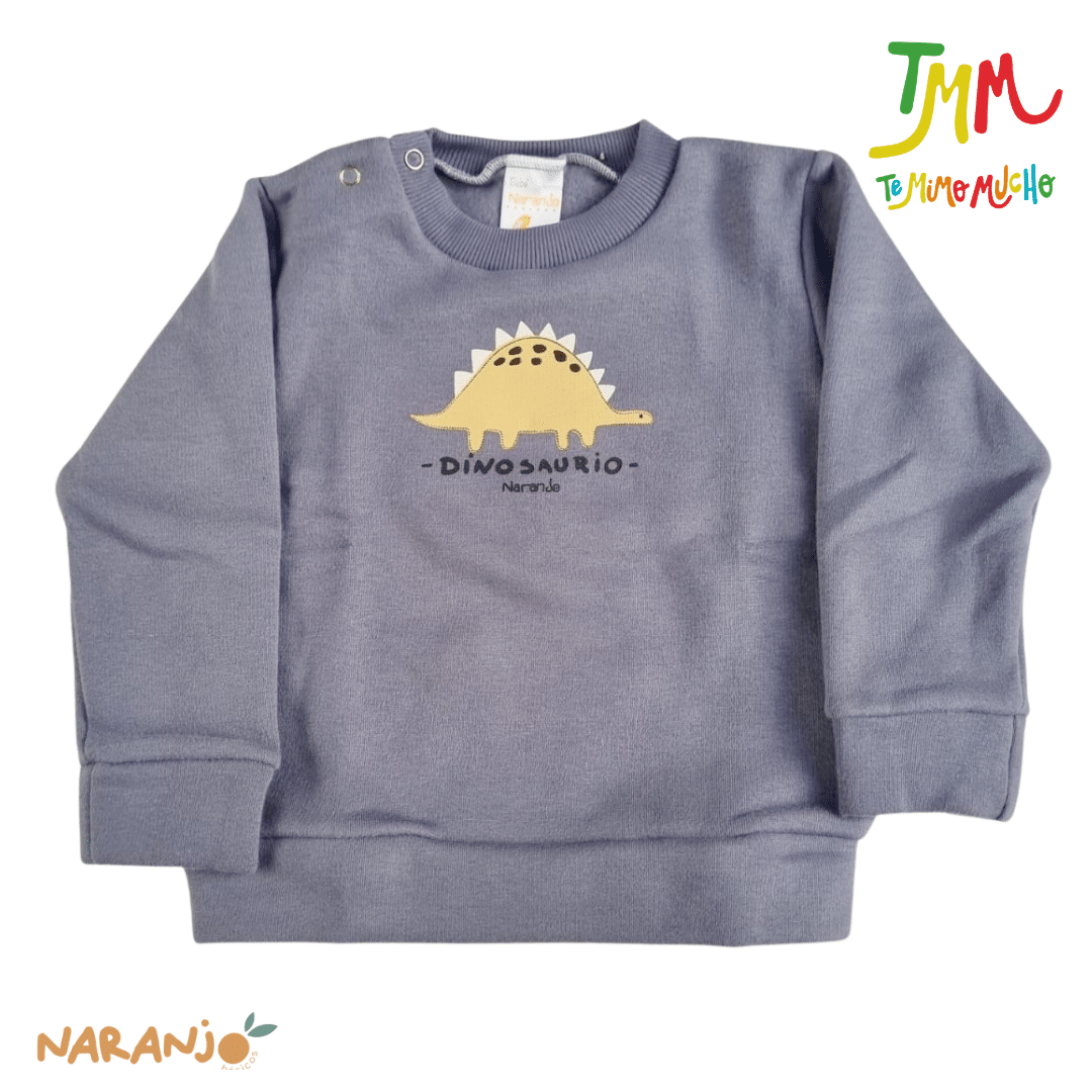 Conjunto Naranjo Dinosaurio - Aero Buzo - Pantaloncito - Image 2