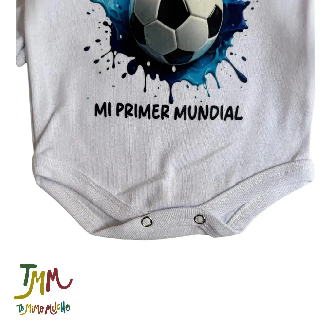 Body Mundial Mi Primer Mundial Pelota - Blanco - Image 4
