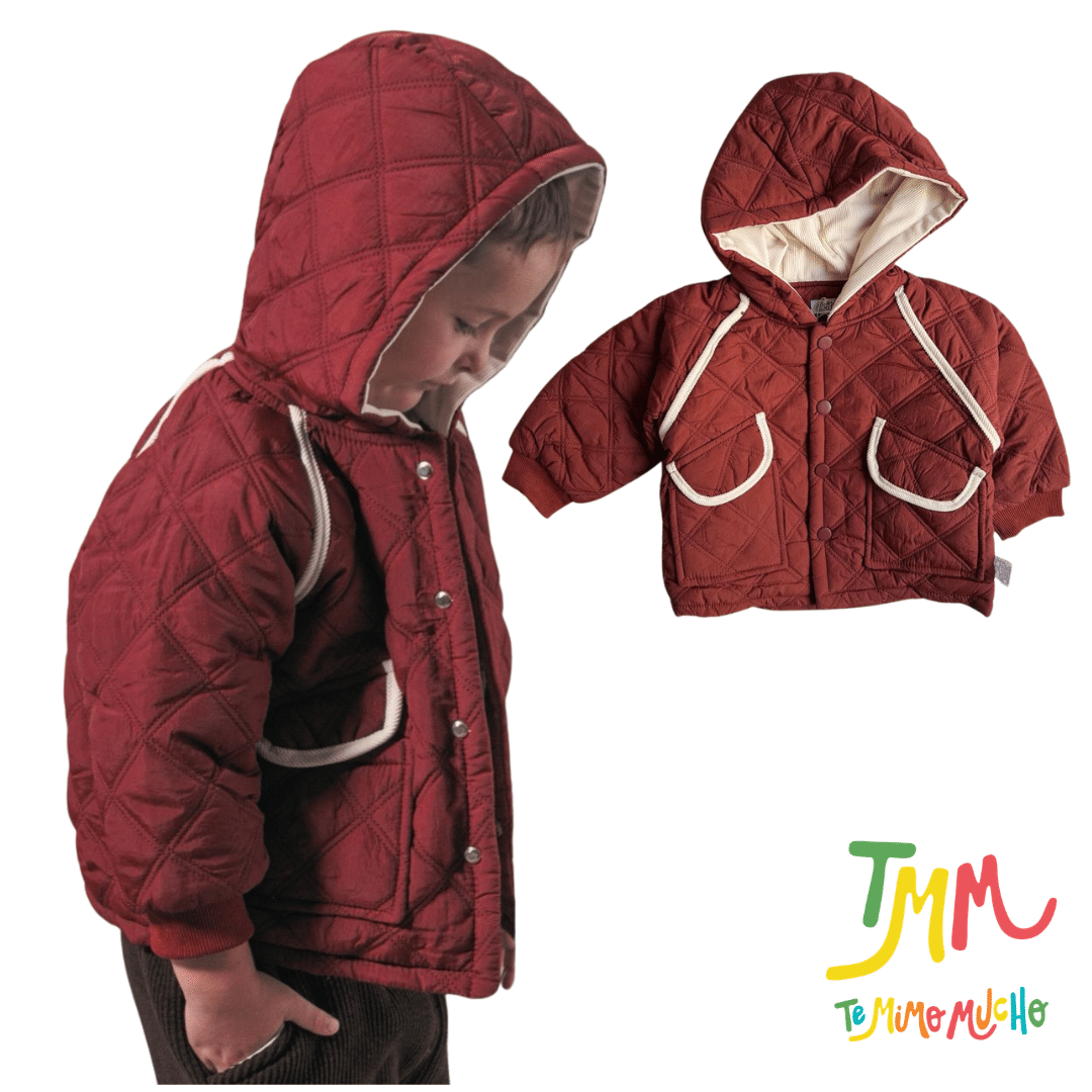 Campera matelase bordo - Image 6