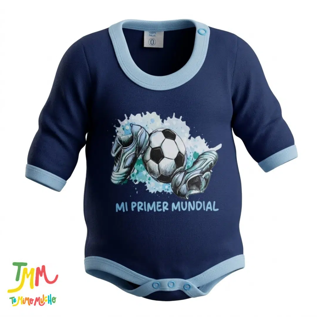 Body Mundial Mi Primer Mundial botines Azul
