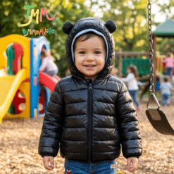 Campera Impermeable Plumita Negro