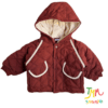 Campera Impermeable matelase bordo