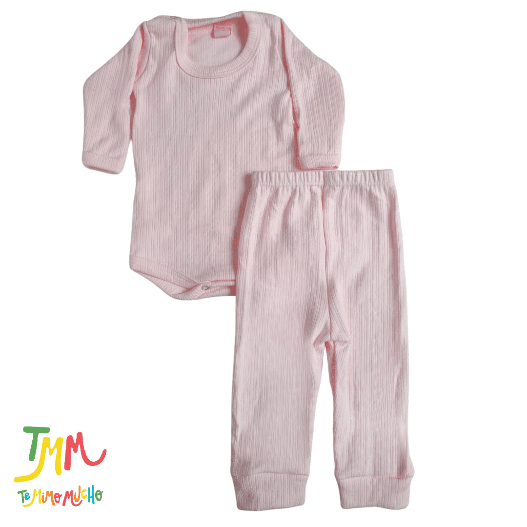 Conjunto Body - Pantaloncito Rosa Bebe FALLA - Imagen 4