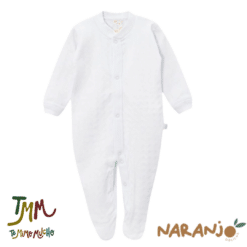 Enterito Dormilon Liso TERMICO blanco Naranjo