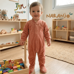 Enterito Dormilon Liso PLUSH NUDE Naranjo
