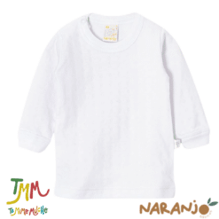 Remera Manga Larga NARANJO TERMICA BLANCO