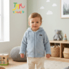 Campera Plush celeste big bay
