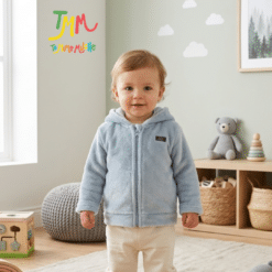 Campera Plush celeste