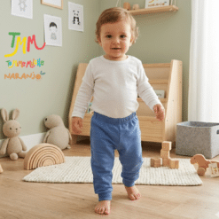 Pantaloncito Joggin c/puño Naranjo color AZUL