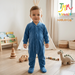 Enterito Dormilon Liso PLUSH AZUL