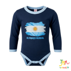 Body Mundial Mi Primer Mundial bandera azul