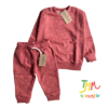 Conjunto Naranjo friza rosa