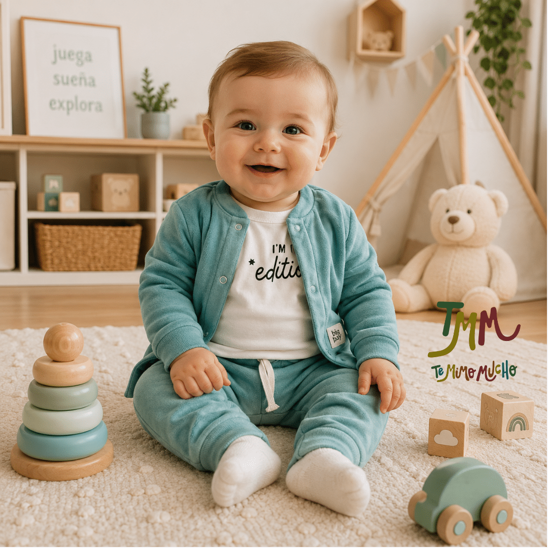 Set 3 Piezas Plush verde claro