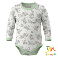 Body Manga Larga Bosque Verde