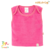 Chaleco Fucsia  Cuello Americano Polar Naranjo