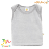 Chaleco Gris cuello americano Polar Naranjo