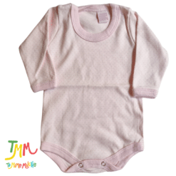 Body Manga Larga Lunares Rosa