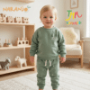 Conjunto Naranjo friza PINITO Verde