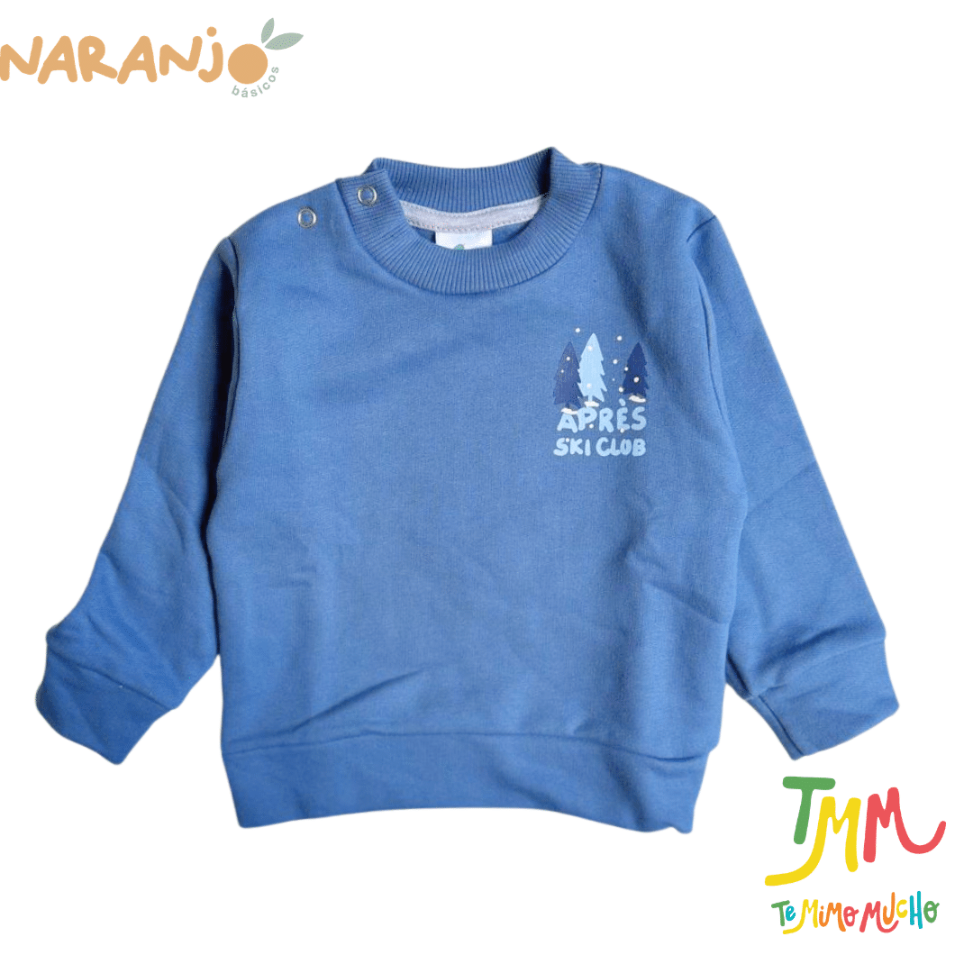 Conjunto Naranjo friza PINITO Azul - Image 4