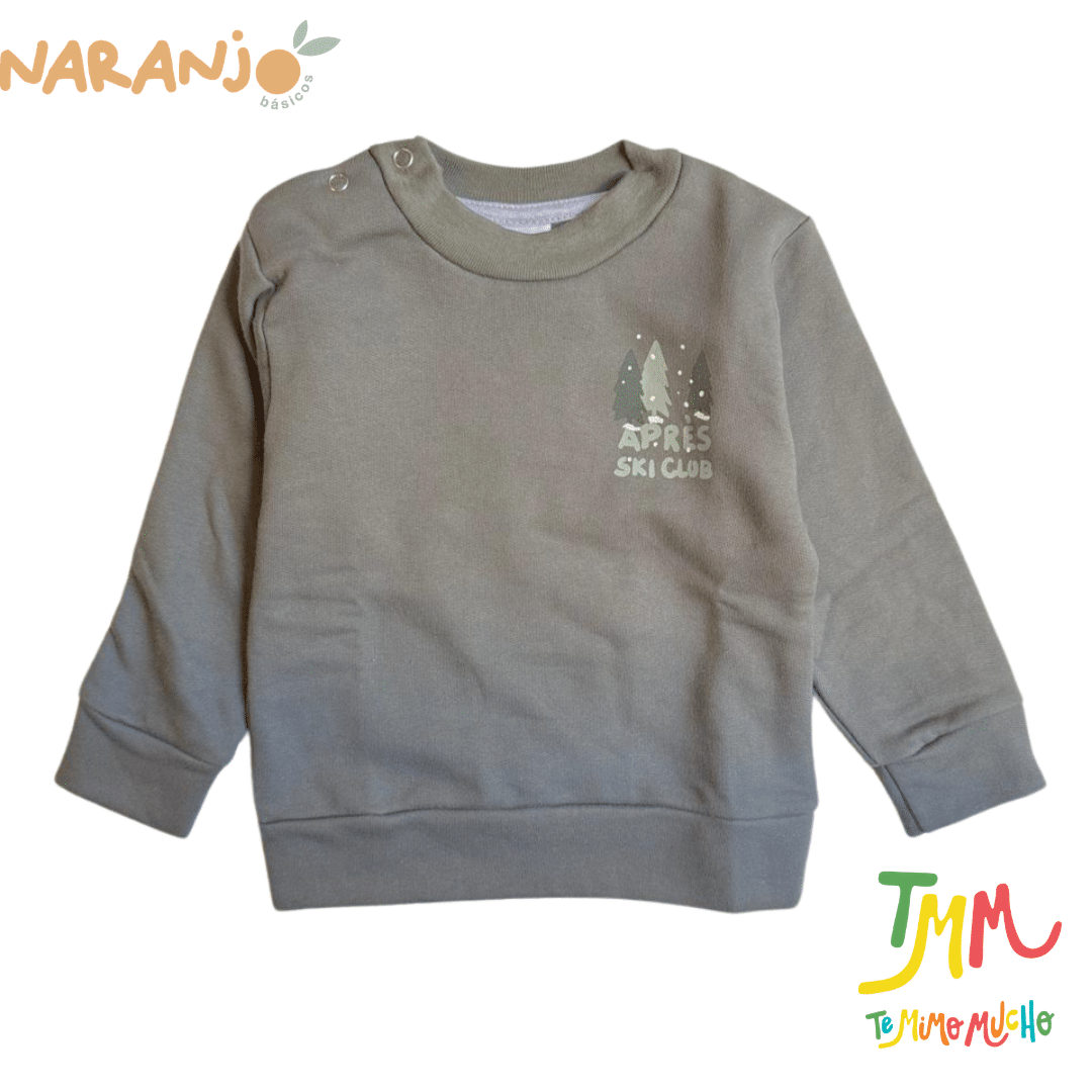 Conjunto Naranjo friza PINITO Gris - Image 3
