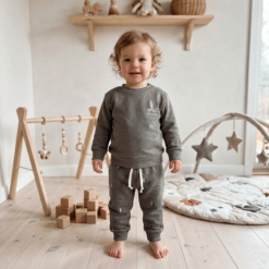 Conjunto Naranjo friza PINITO Gris