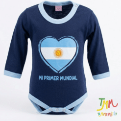 Body Mundial corazon argentina azul