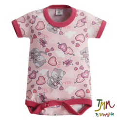 Body Manga Gatito Corazon Rosa