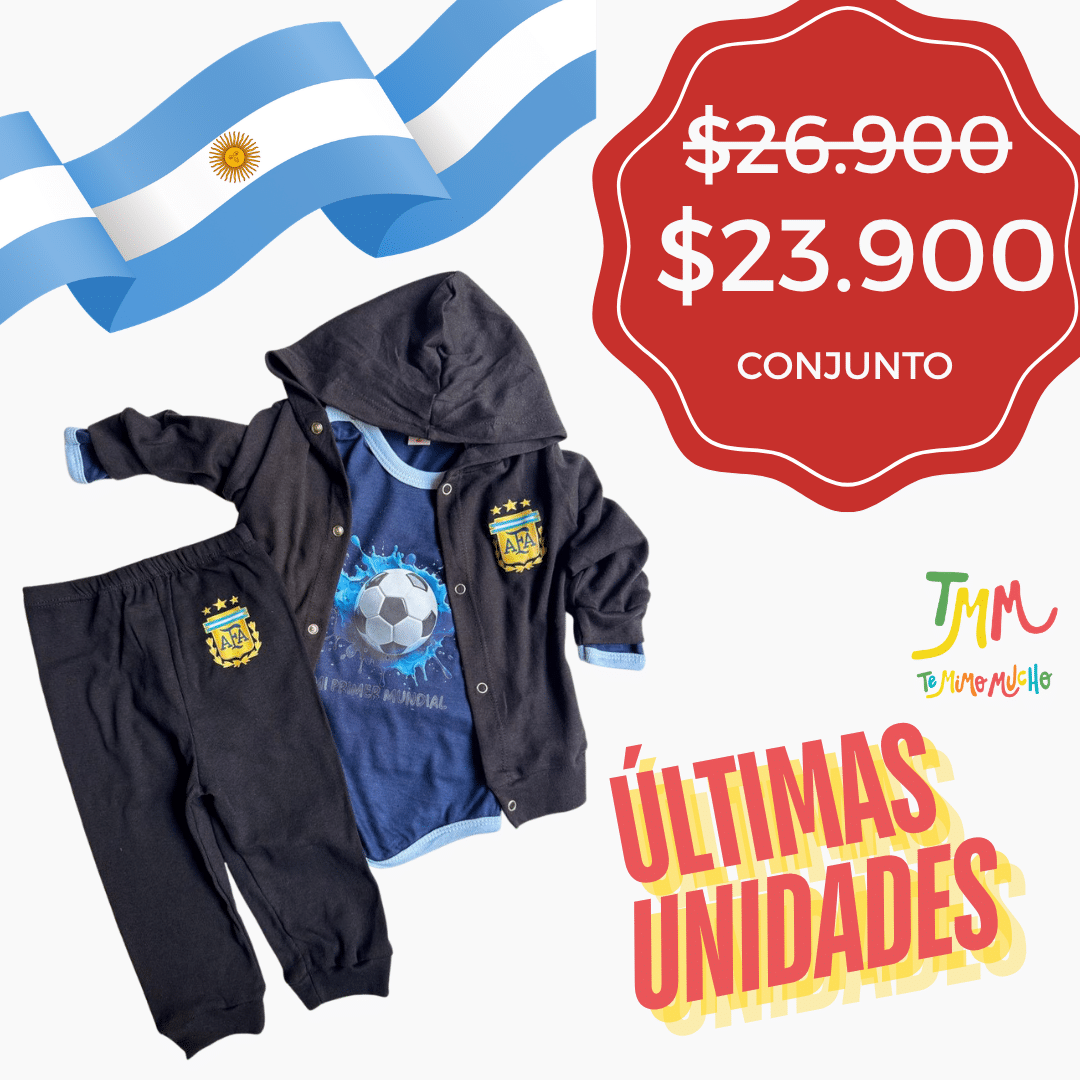 Conjunto Mundial Pelota Argentina Azul - Image 2