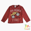 Remera Manga Larga Autos Bordo