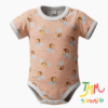 Body Manga Corta Avejitas Salmon