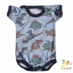 Body manga corta Dino Gris - Imagen 2