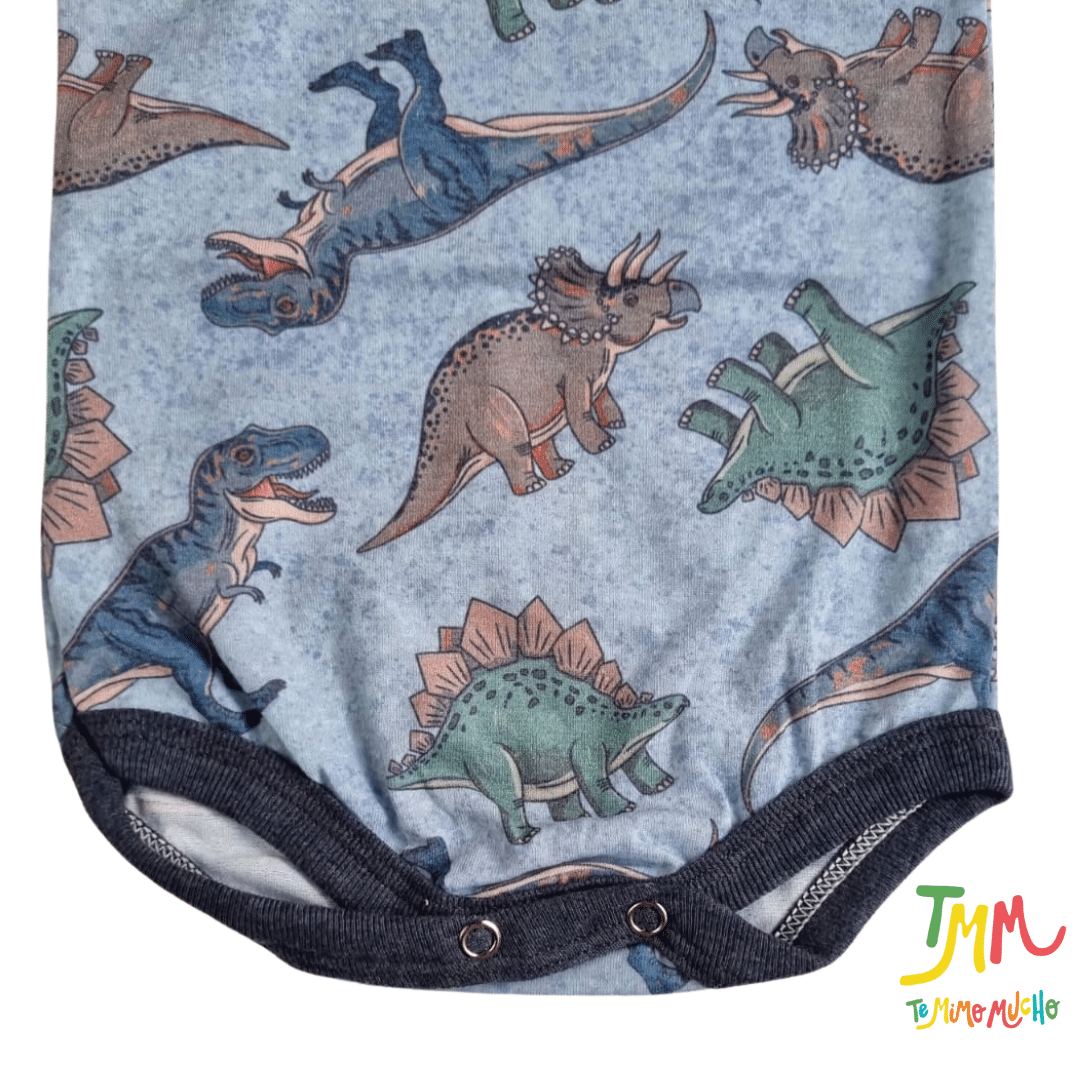 Body manga corta Dino Gris - Imagen 3