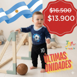 Conjunto mi primer mundial azul