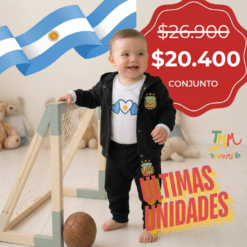 Conjunto Mundial Corazón Argentina blanco