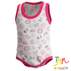 Body Musculosa Monito Rosa