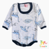 Body Manga Larga  Dino Azul