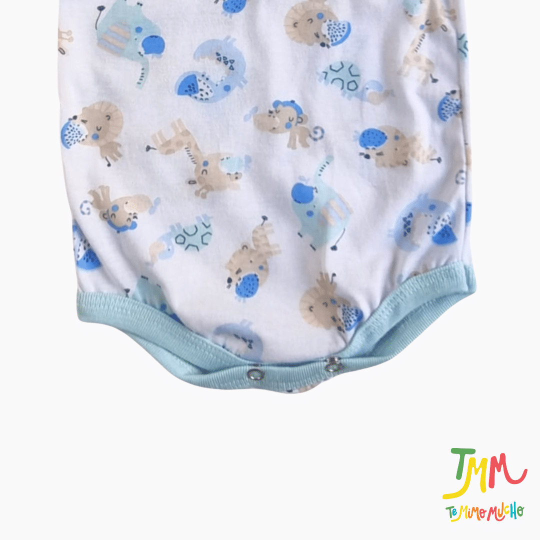 Body Musculosa Animalitos Celeste - Imagen 3