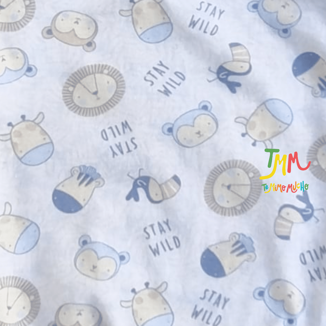 Body Musculosa Animalitos Celeste - Imagen 5