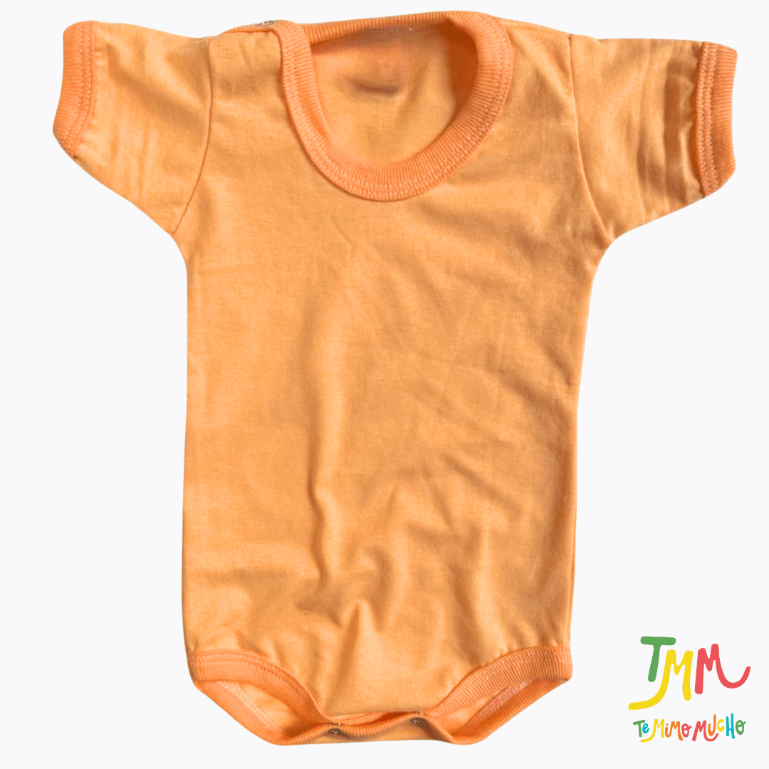 Body liso Salmon manga corta - Imagen 2