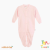 Enterito Dormilon Liso Rosa/Salmon